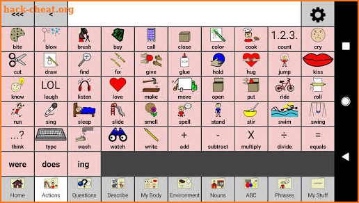 CoreVOICE - AAC core board by Central Speech screenshot