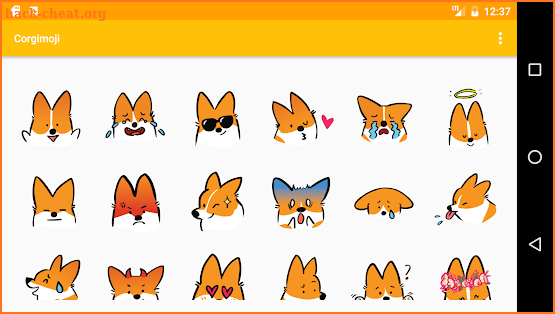 Corgimoji screenshot