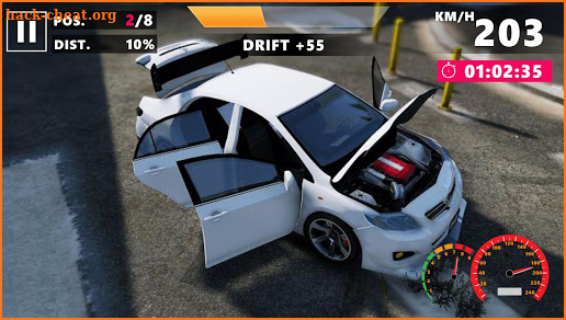 Corolla GLI: Modern Car Extreme Drift & Stunts screenshot