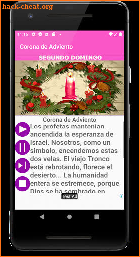 Corona de Adviento screenshot