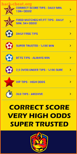 Correct Score Betting Tips screenshot