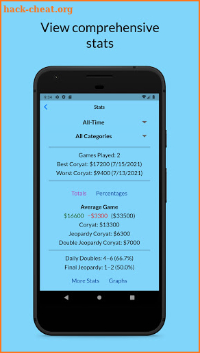 Coryat — J! Scorekeeper screenshot