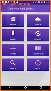 Cosmetics Rack screenshot