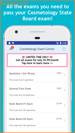 Cosmetology Exam Center: State Board Exams & Prep screenshot