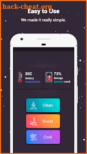 Cosmic Booster - Smart Phone Cache & File Cleaner screenshot