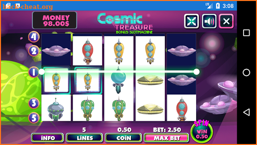 Cosmic Treasure Slots screenshot