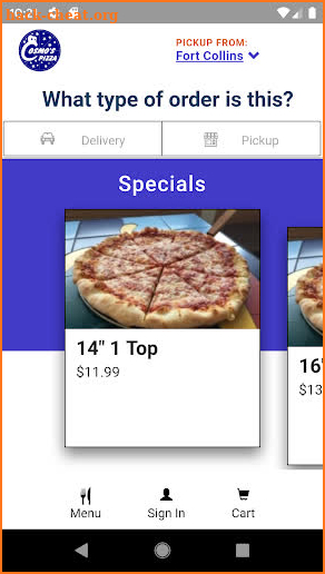 Cosmo’s Pizza screenshot