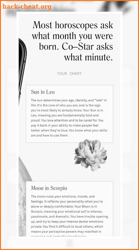 Co–Star Astrology - daily horoscope Advice screenshot