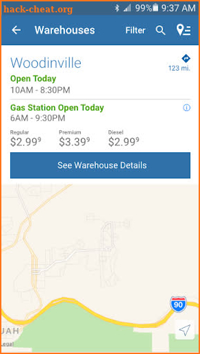 Costco Wholesale screenshot