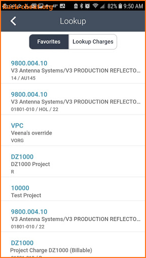 Costpoint Time and Expense screenshot