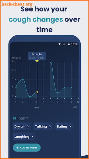 CoughTracker screenshot