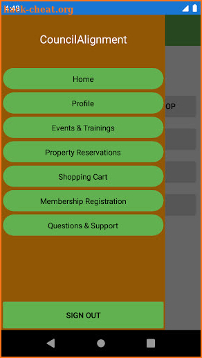 Council Alignment screenshot