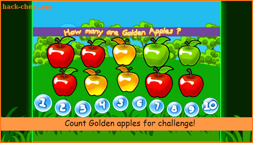 Count 123 numbers with Apples: Kids Learning App screenshot