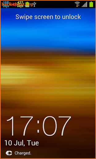 Countdown in Status Bar Pro screenshot