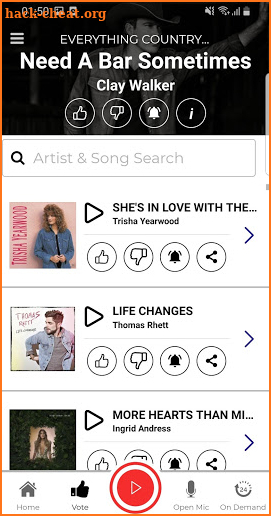 Country 94.7 KTTS screenshot