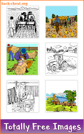 Country Farm Color by Number: Nature Coloring Book screenshot