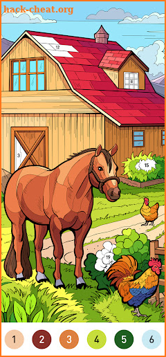 Country Farm Coloring Book screenshot