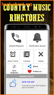 Country Music Ringtones 2018 screenshot