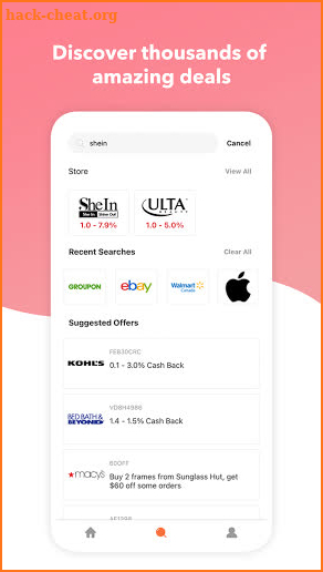 Coupert - Coupons & Cash Back screenshot