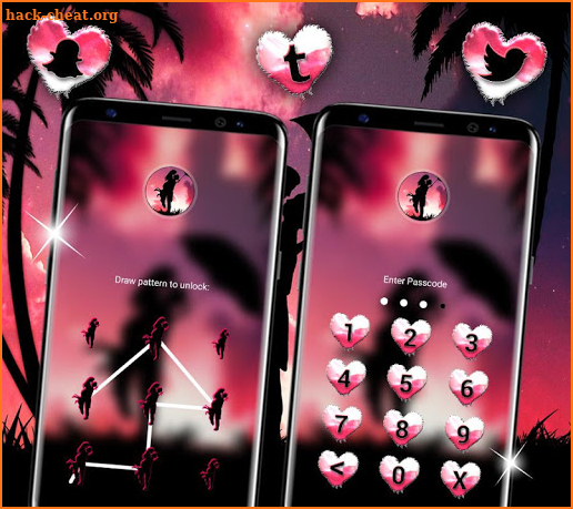 Couple Love Launcher Theme screenshot