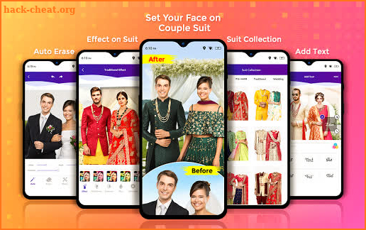Couple Photo Suit Editor screenshot
