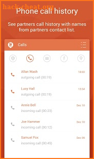 Couple Tracker Free - Cell phone tracker & monitor screenshot