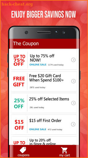 Coupon for JCPenney screenshot