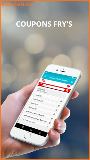 Coupon frys electronics screenshot