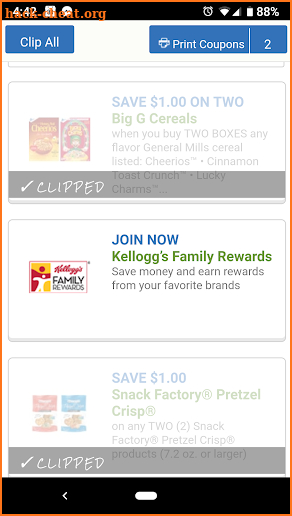 Coupon Printer screenshot