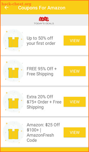 Coupons for Amazon & Promo codes screenshot