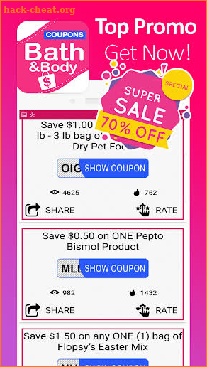 Coupons For Bath & Body Works - Hot Discount 75% screenshot