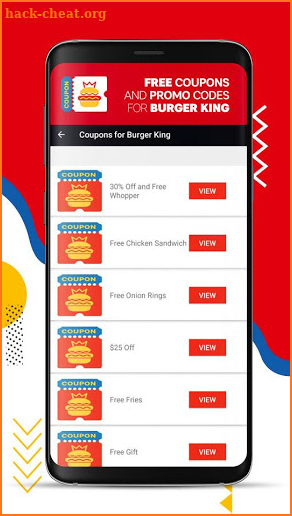 Coupons for Burger King Discounts Promo Codes screenshot