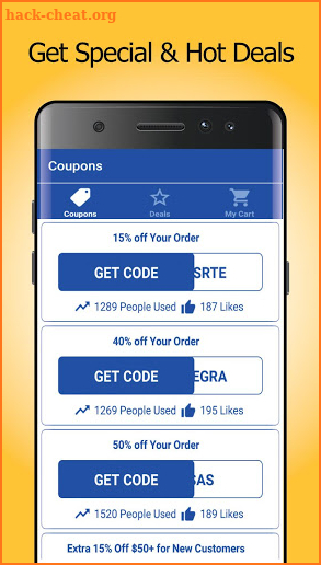 Coupons for Carl’s Jr. screenshot