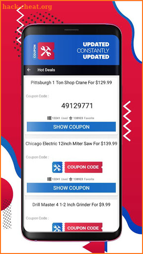 Coupons for Harbor Freight Discounts Promo Codes screenshot