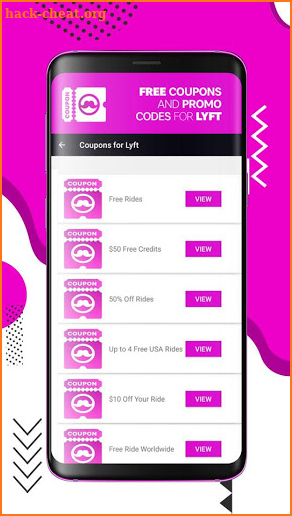 Coupons for Lyft Discounts Promo Codes screenshot