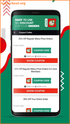 Coupons for Papa John's Discounts Promo Codes screenshot