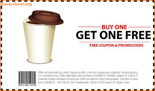 Coupons for Starbucks screenshot