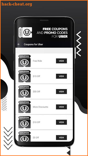 Coupons for Uber Discounts Promo Codes screenshot