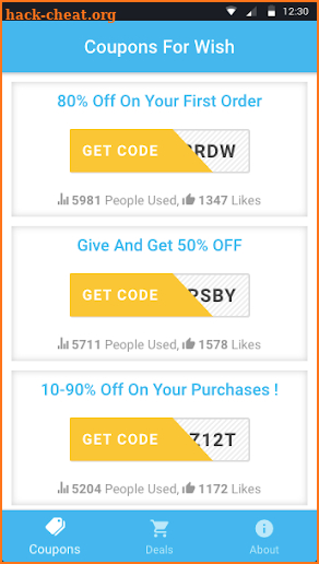 Coupons For Wish screenshot