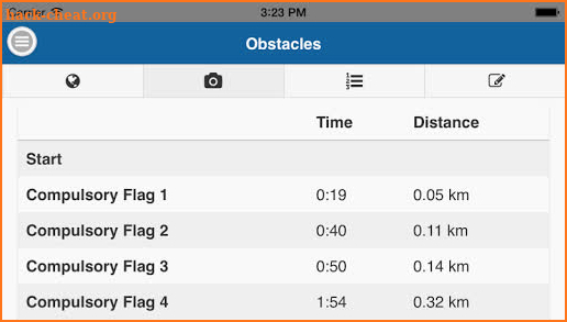 CourseWalk CDE screenshot