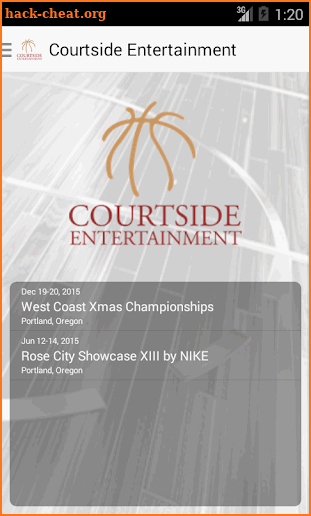 Courtside Entertainment screenshot