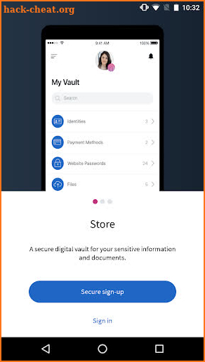 Covault screenshot