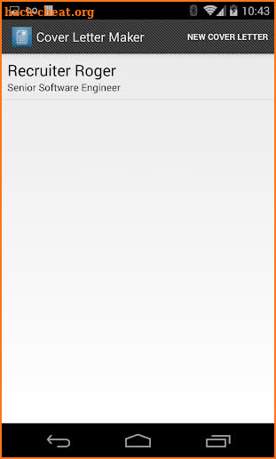 Cover Letter Maker screenshot