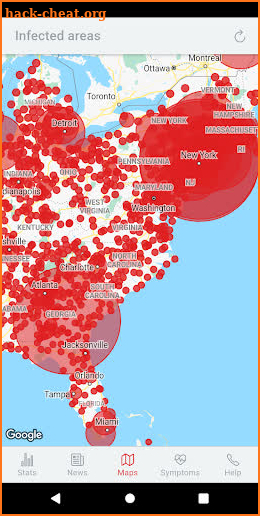 COVID-19! - The current spread of disease screenshot