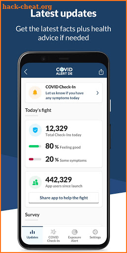 Covid Alert DE screenshot