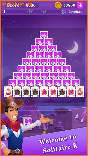 Cowboy Solitaire K screenshot