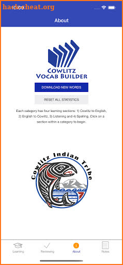 Cowlitz Salish Vocab Builder screenshot