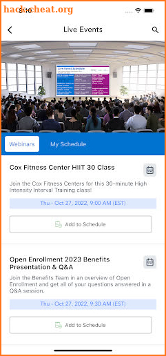 Cox Benefits & Wellness Fair screenshot