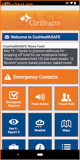 CoxHealthSAFE screenshot