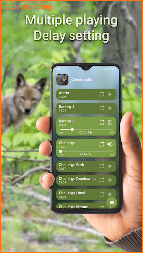 Coyote hunting calls screenshot